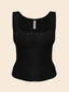 Comfort Tank Long Black